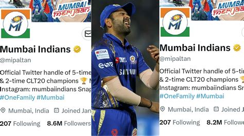 mumbai indians followers in instagram